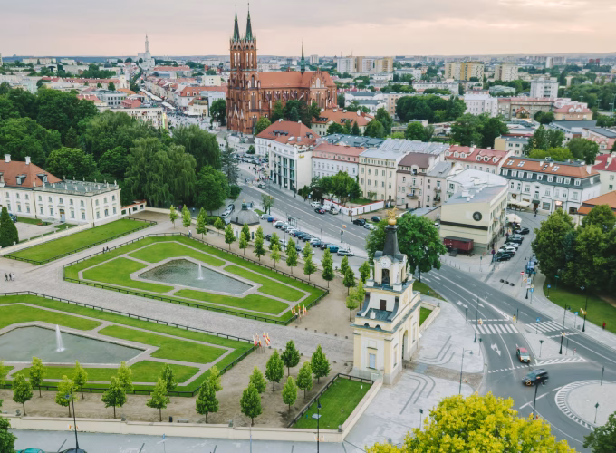 Białystok – teatr i zielone przestrzenie